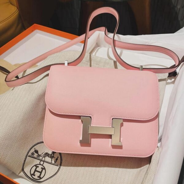 Sac en cuir rose